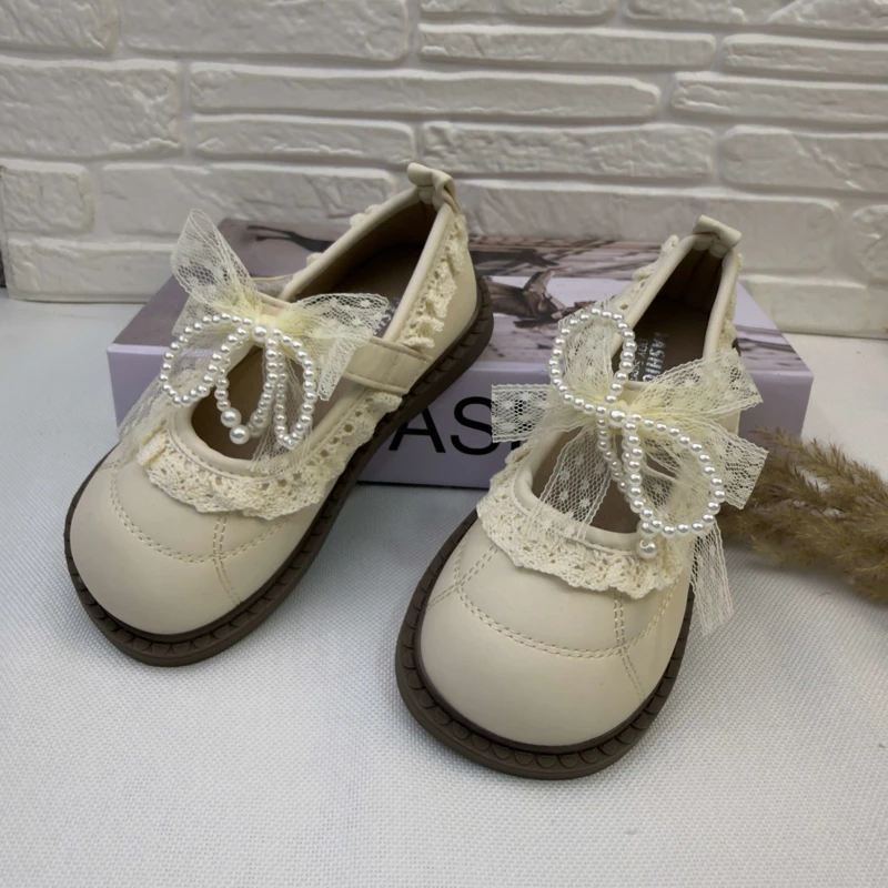 کفش دخترانه رویه تور پاپیونی