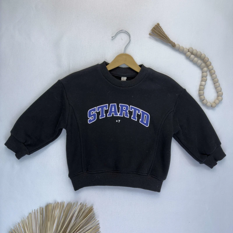 بلوز دورس اسپرت بچگانه رنگ مشکی طرح STARTD