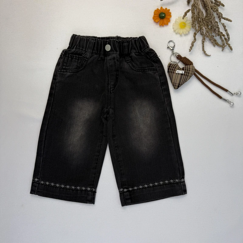 شلوار بگ دخترانه نقلی دمپا گلدوزی