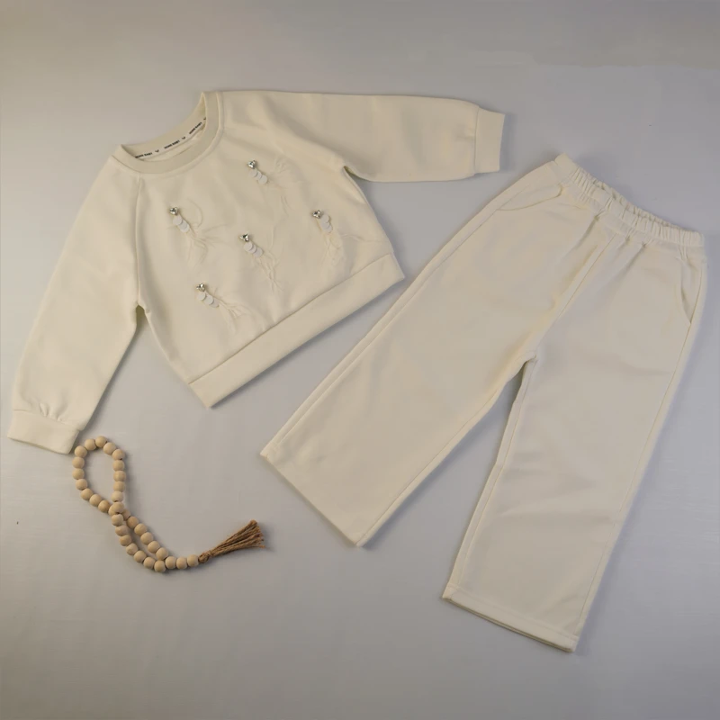 بلوز شلوار دخترانه جلو نگین