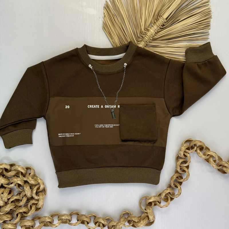 بلوز دورس جلو زنجیر و تک جیب