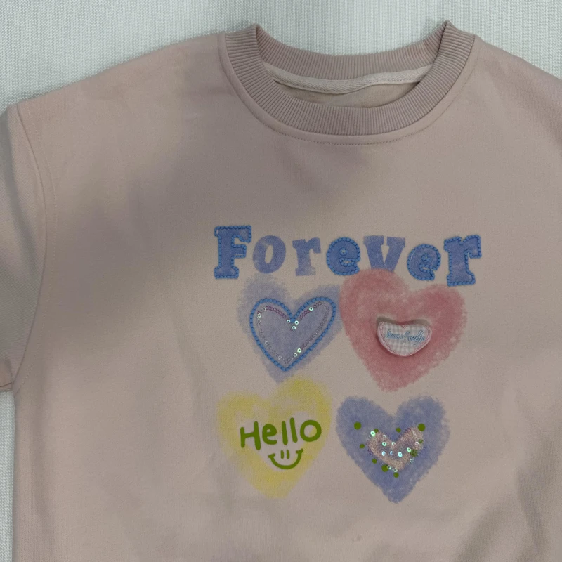 سویشرت یقه گرد طرح Forever