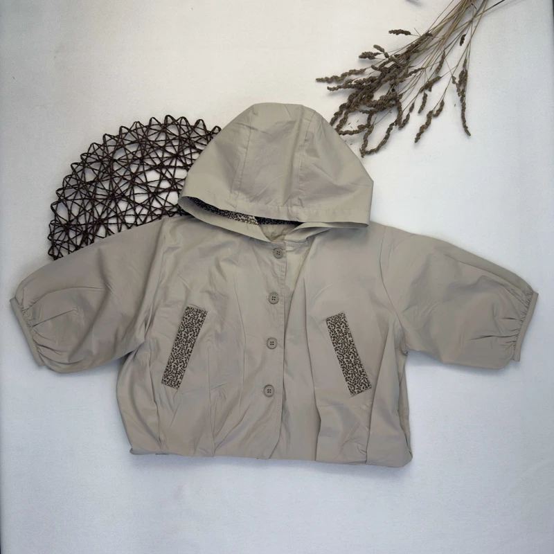 بالاپوش کتان جیب گلدار