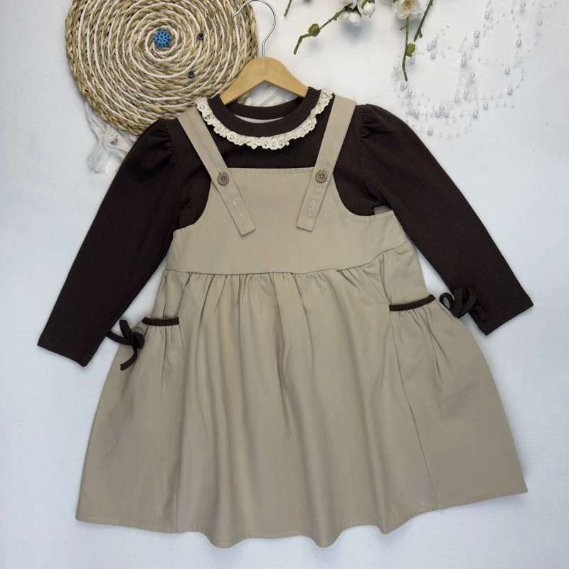 ست شومیز سارافون دخترانه