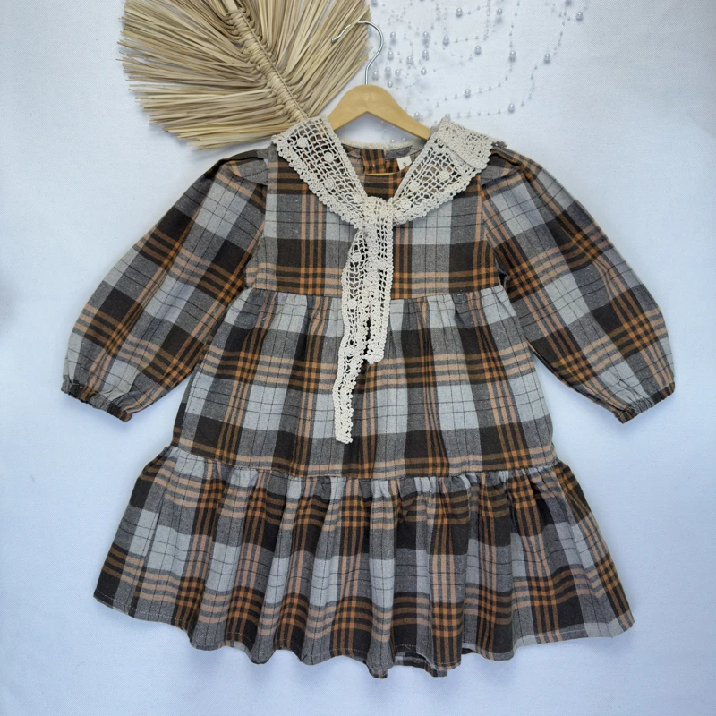 پیراهن چهارخونه درشت