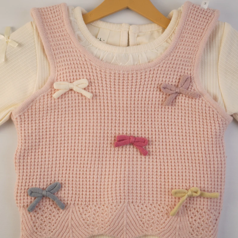 ست بلوز دخترانه وست پاپیون