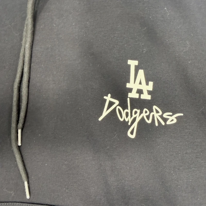 بلوز آستین‌بلند پسرانه کلاه‌دار طرح LA Dodgers