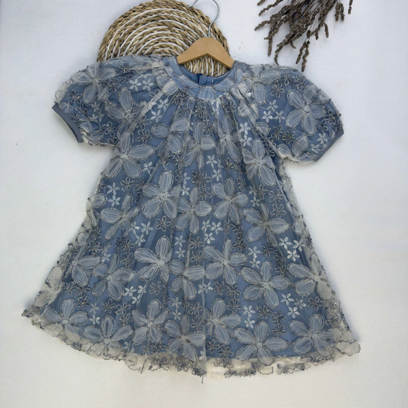 پیراهن مجلسی گل برجسته33