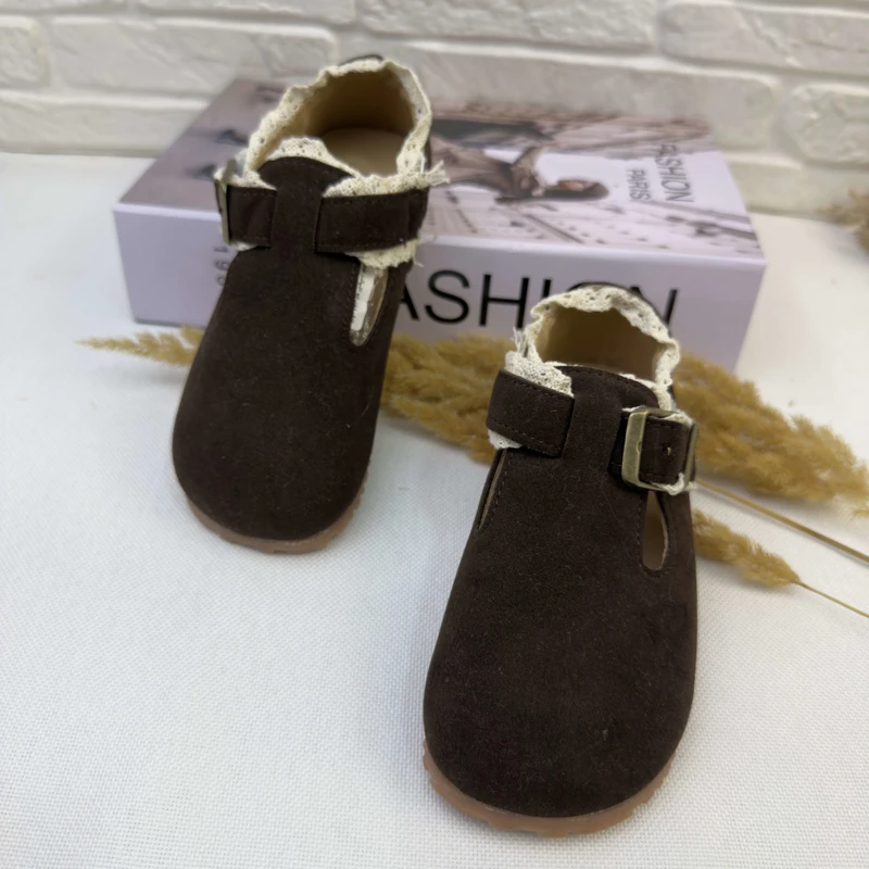 کفش دخترانه اشپالت خامه دوزی