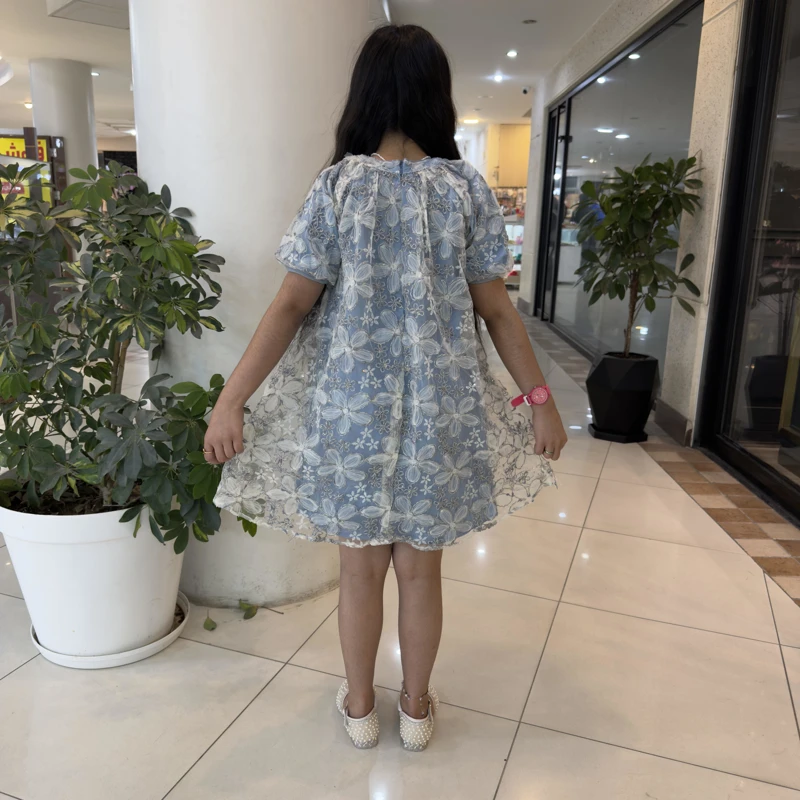 پیراهن مجلسی گل برجسته33