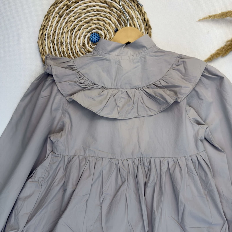 پیراهن دخترانه پایین چین