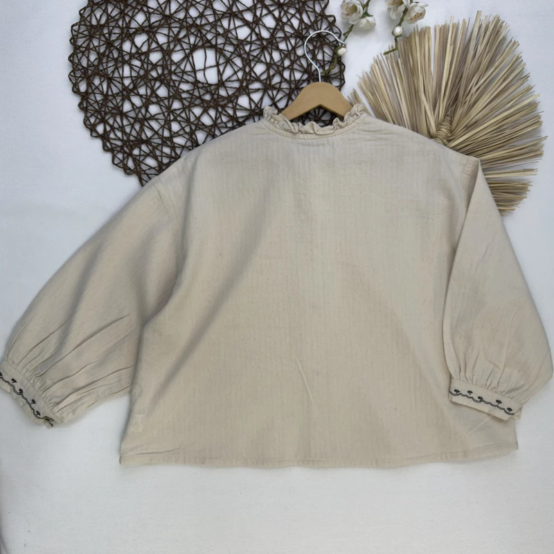شومیز سرشونه گلدوزی