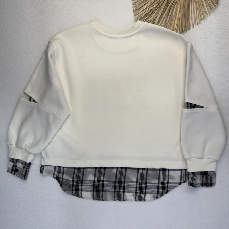 بلوز پایین چهارخونه