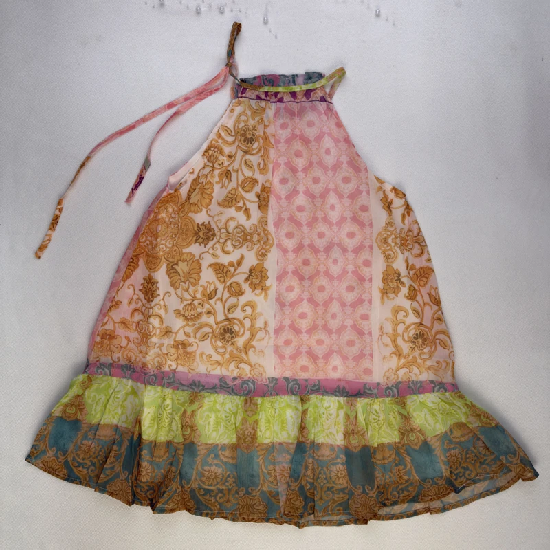 سارافون حریر وارداتی دخترانه
