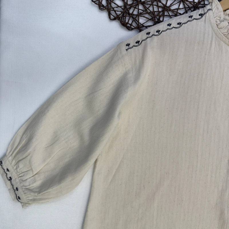 شومیز سرشونه گلدوزی