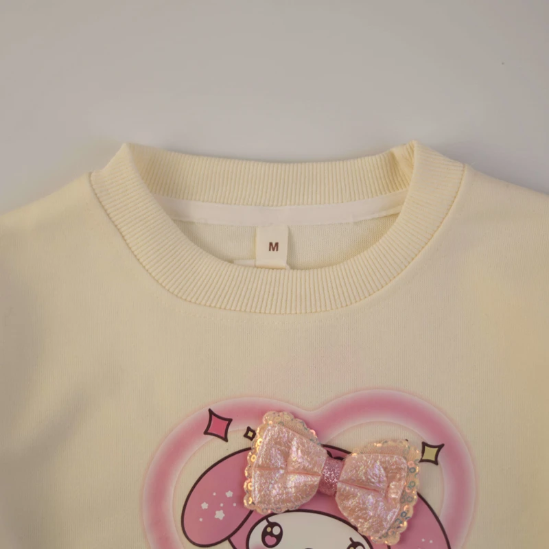 بلوز دخترانه طرح ملودی رنگ روشن