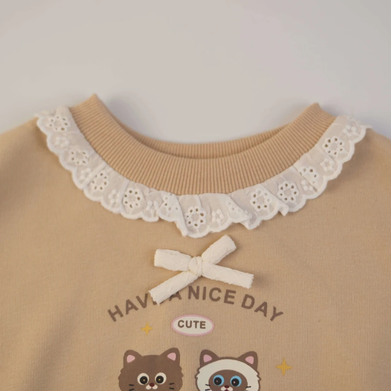 بلوز بچگانه طرح گربه