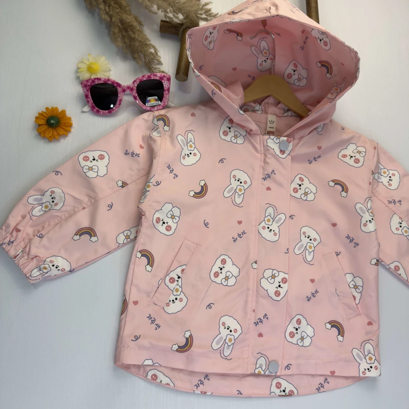 کاپشن بچگانه فانتزی طرح خرگوش مناسب بهار