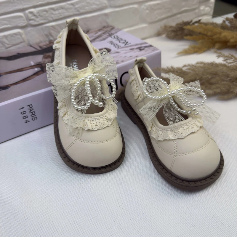 کفش دخترانه رویه تور پاپیونی