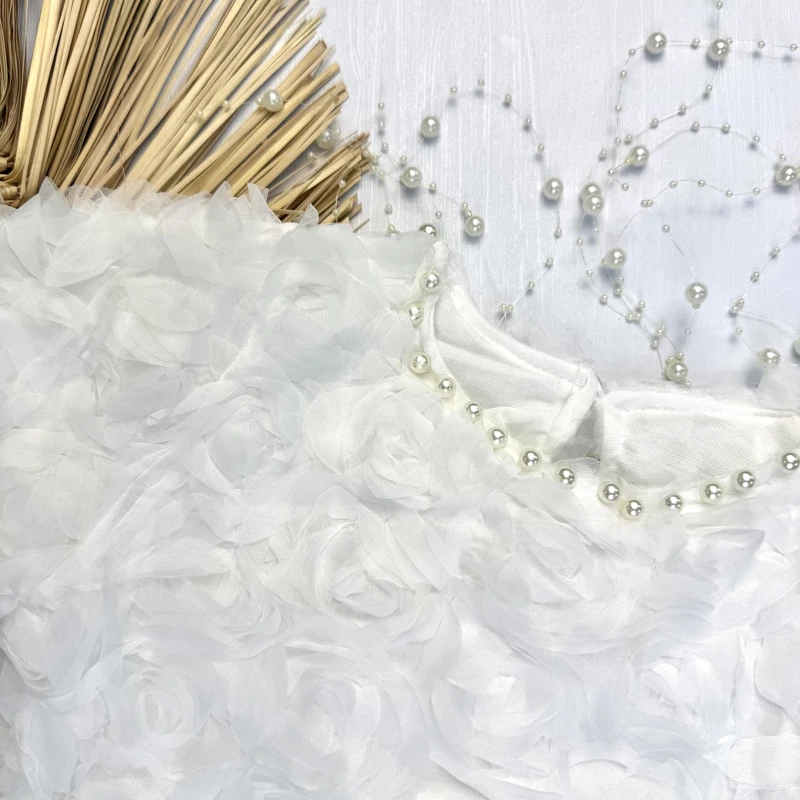 شومیز پر گل یقه مروارید