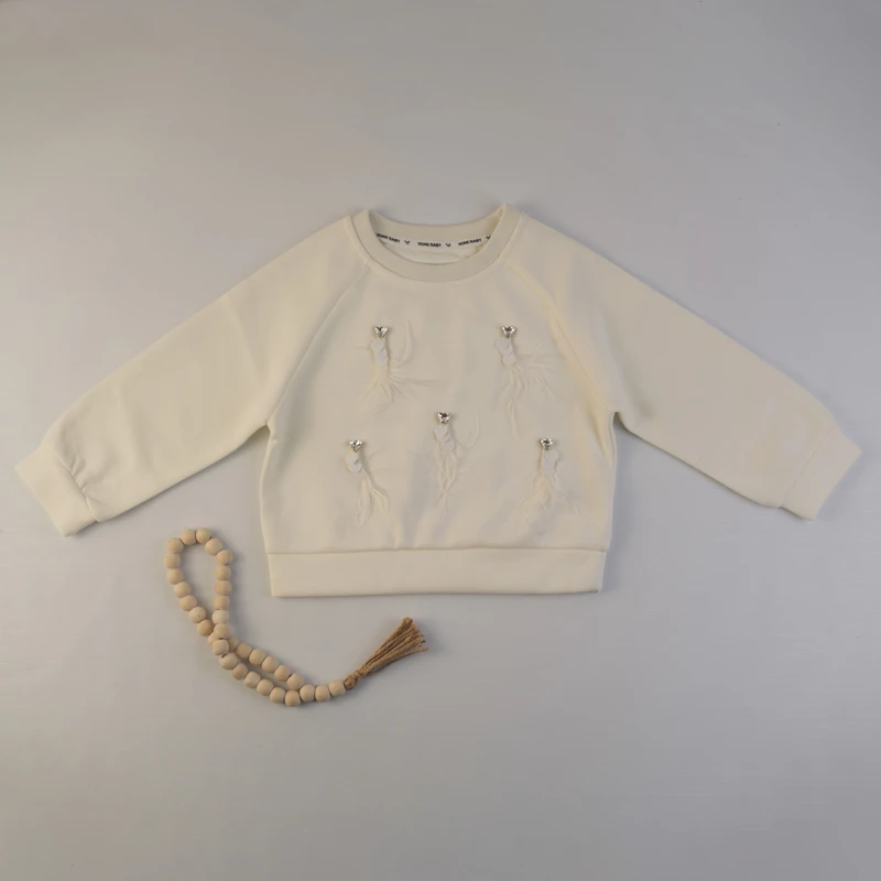 بلوز دخترانه شیک با تزیینات مرواریدی