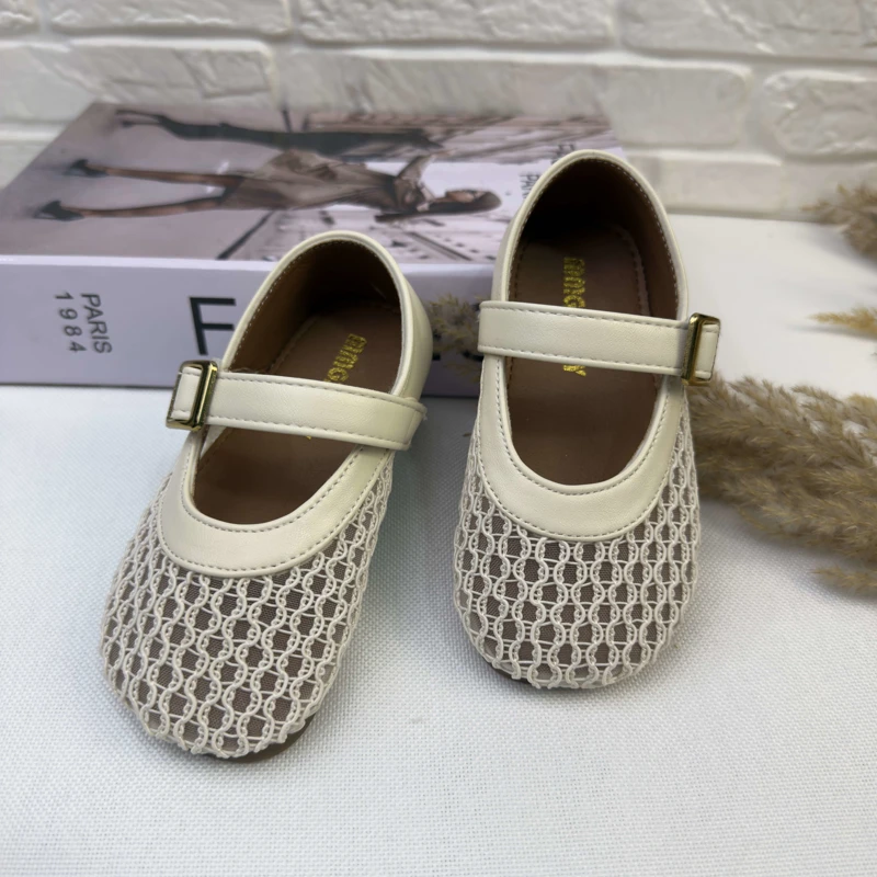 کفش دخترانه توری سگگ طلایی