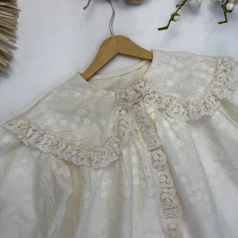 شومیز خامه دوزی یقه بزرگ