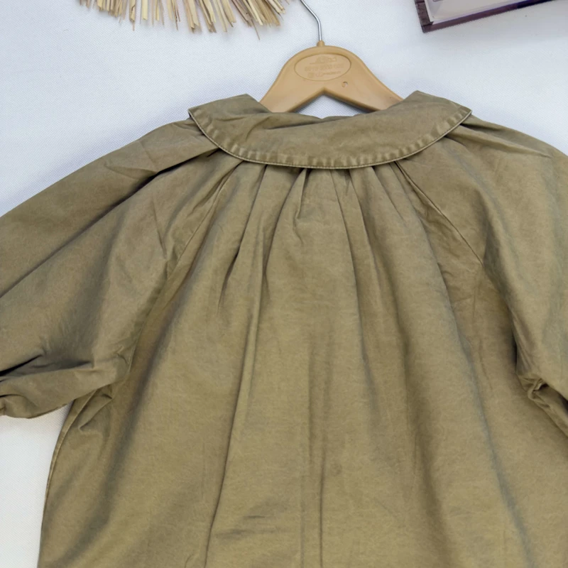 پالتو کتان استین چین