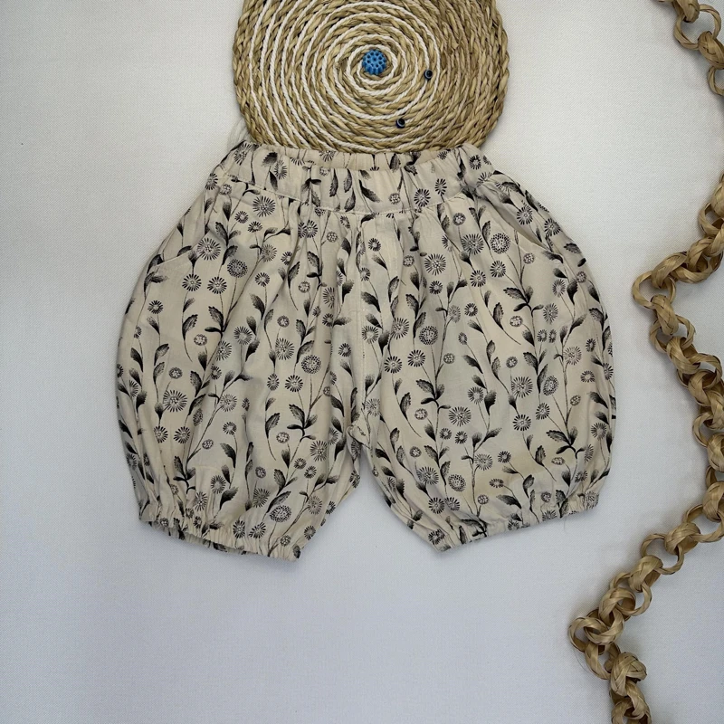 ست تاپ و شلوارک گلدار کد5005