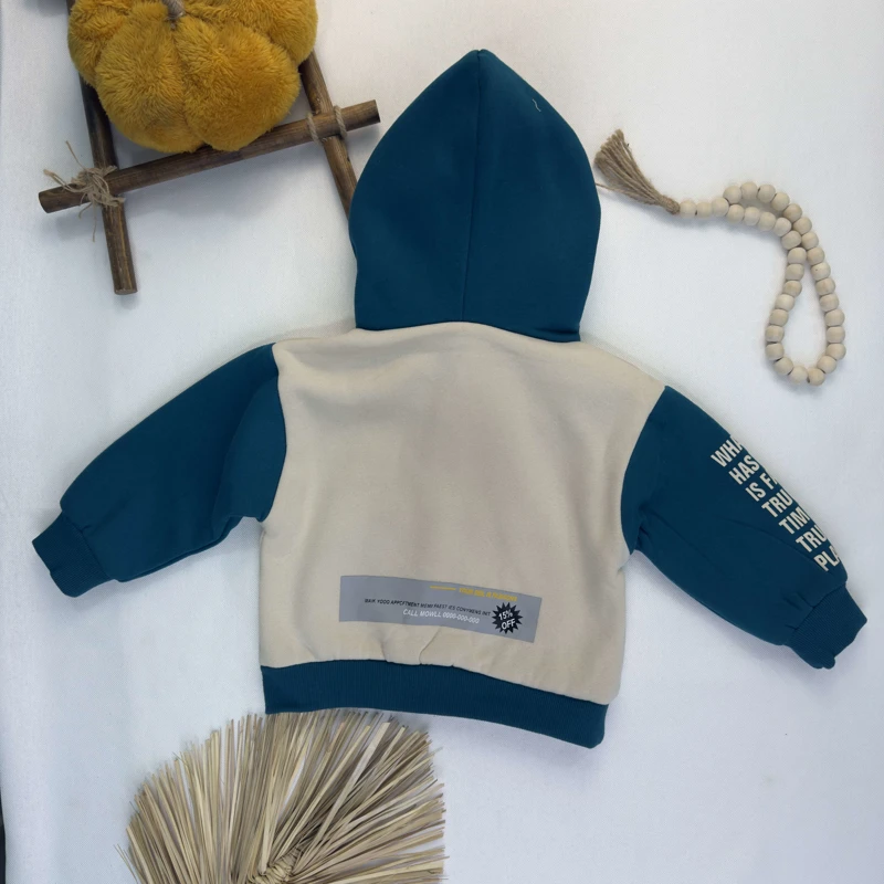 لباس گرم پاییزه کودکانه مدل میکی موس و تایپوگرافی