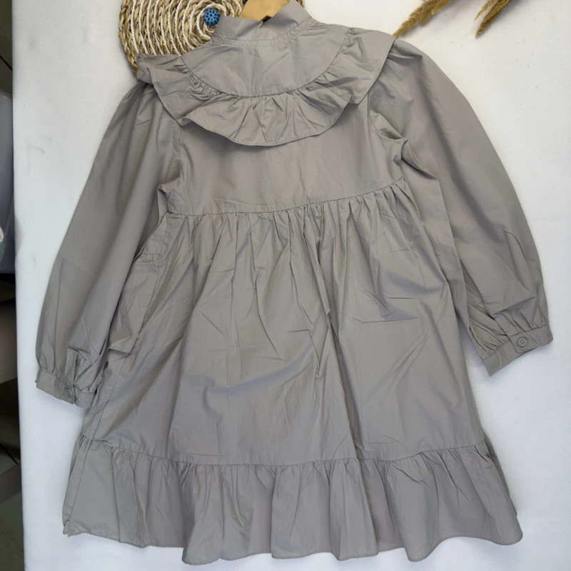 پیراهن دخترانه پایین چین