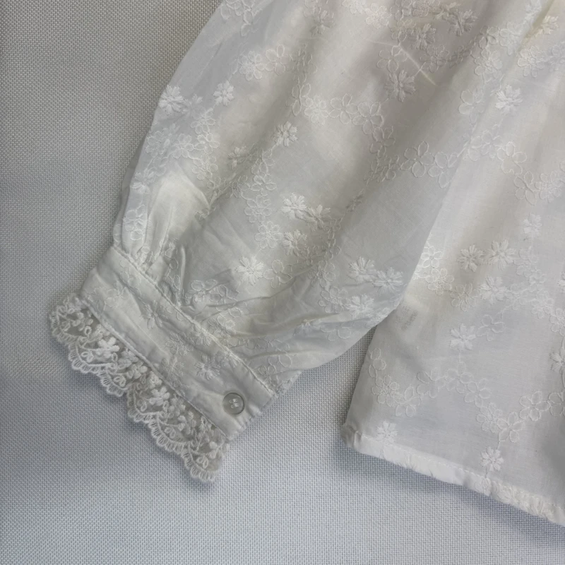 شومیز خامه دوزی یقه بزرگ