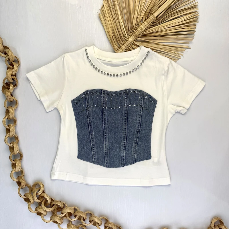 تیشرت وسط جین